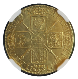 1717 British George I Guinea Gold Coin
